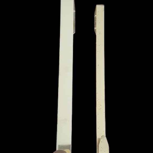 Set Of 2 Gold Colored Over the Door Wreath Hangers - Picture 2 of 3